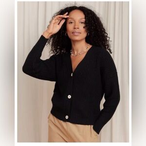 Tradlands Shelter Cardigan Black